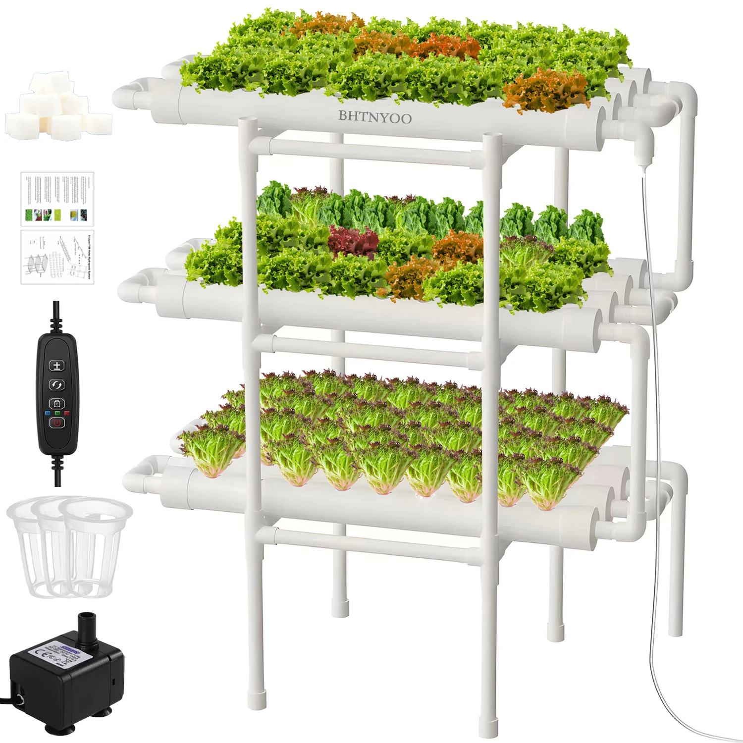 3-poziomowy zestaw do hydropon – Hydroponic Kit recenzja i cena