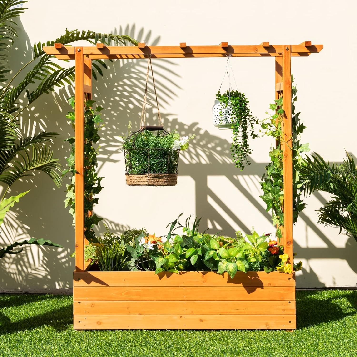 Drewniana podwyższona grządka  – Raised Garden Bed recenzja i cena