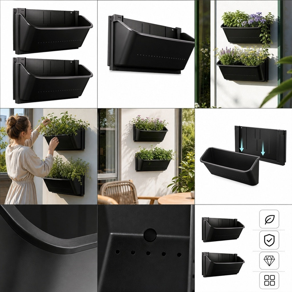 2 sztuki pionowych donic do um – Vertical Planter recenzja i cena
